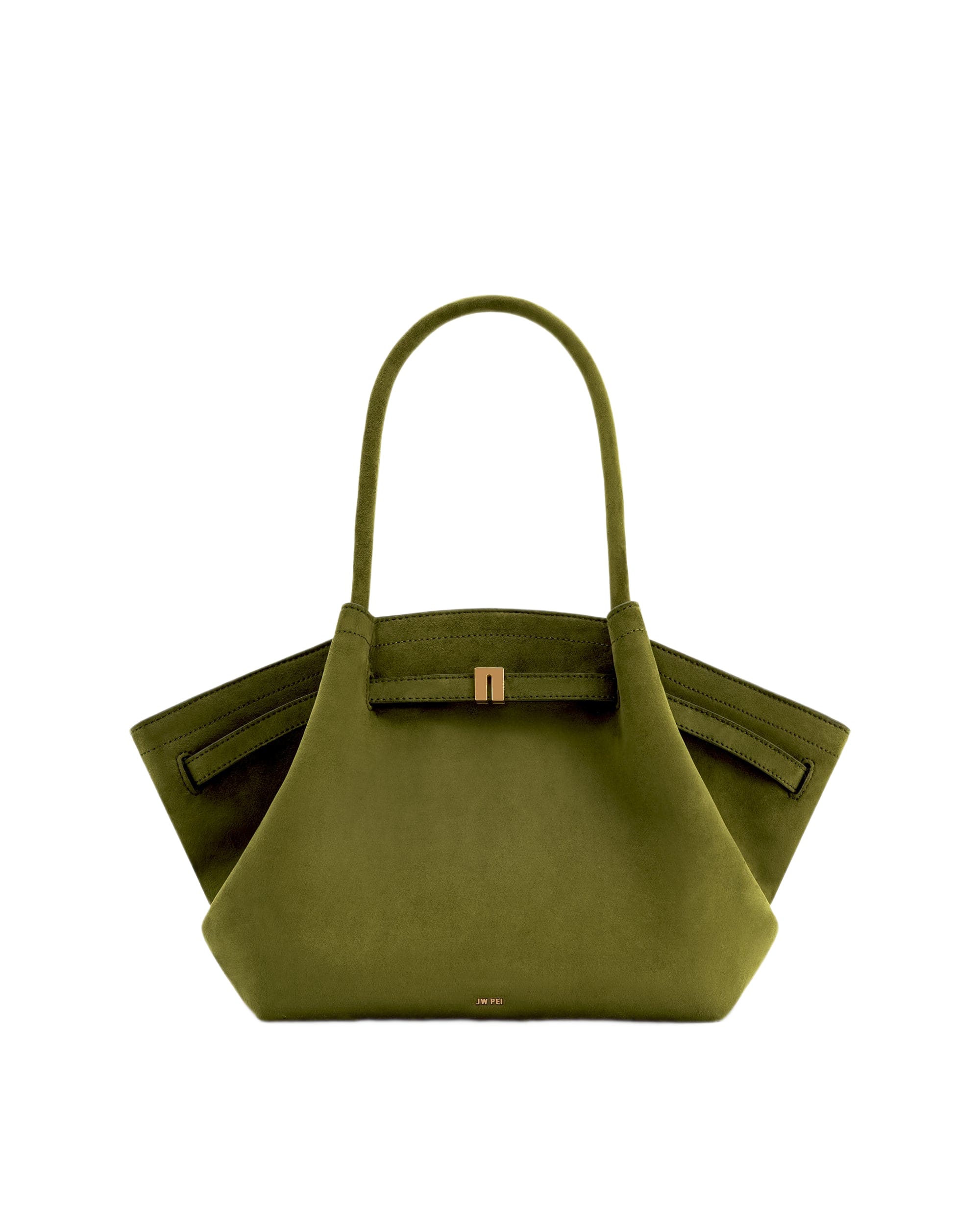 JW PEI Hana Medium Tote Bag — Тёмно-оливковый