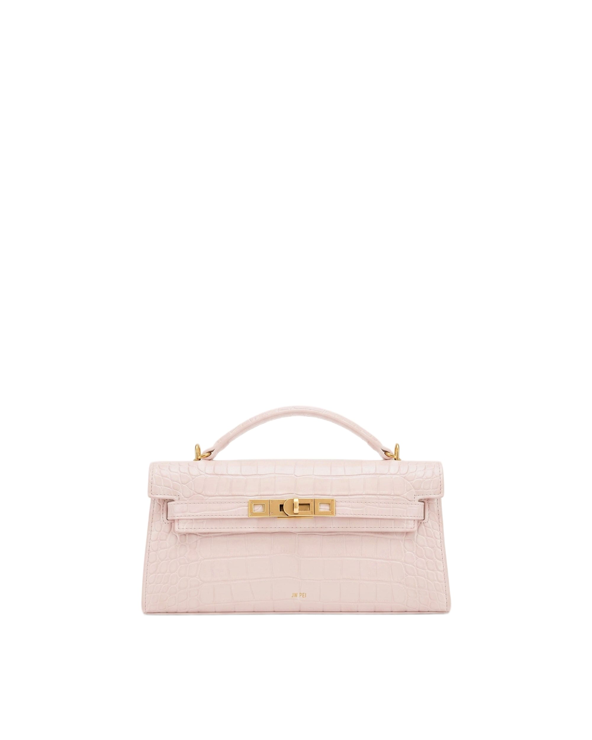 JW PEI Noor Top Handle Bag — Розовый крокодил
