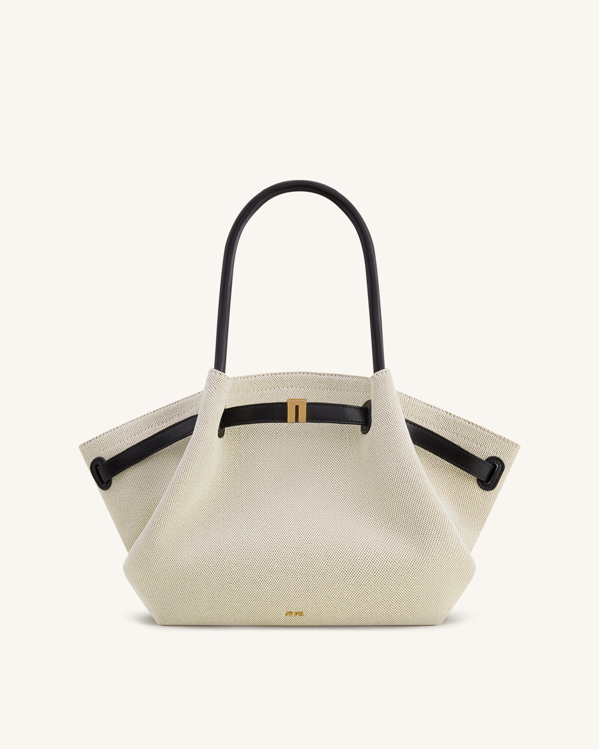 JW PEI Hana Medium Tote Bag — Чёрный канвас