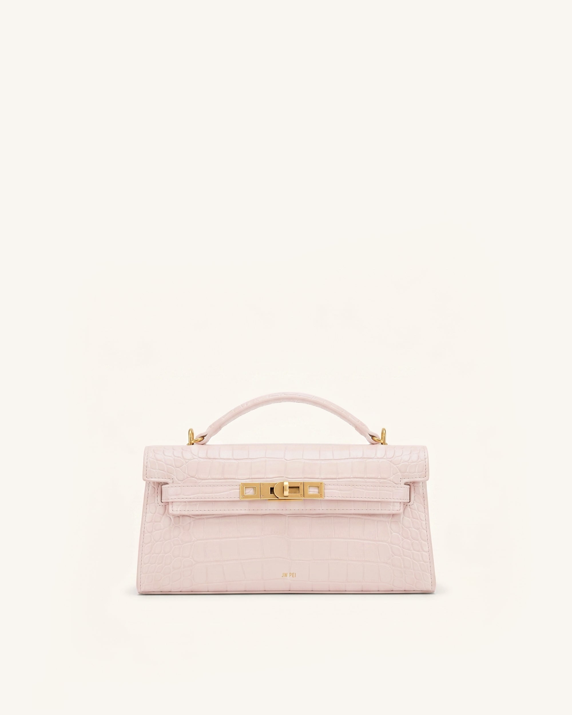 JW PEI Noor Top Handle Bag — Розовый крокодил
